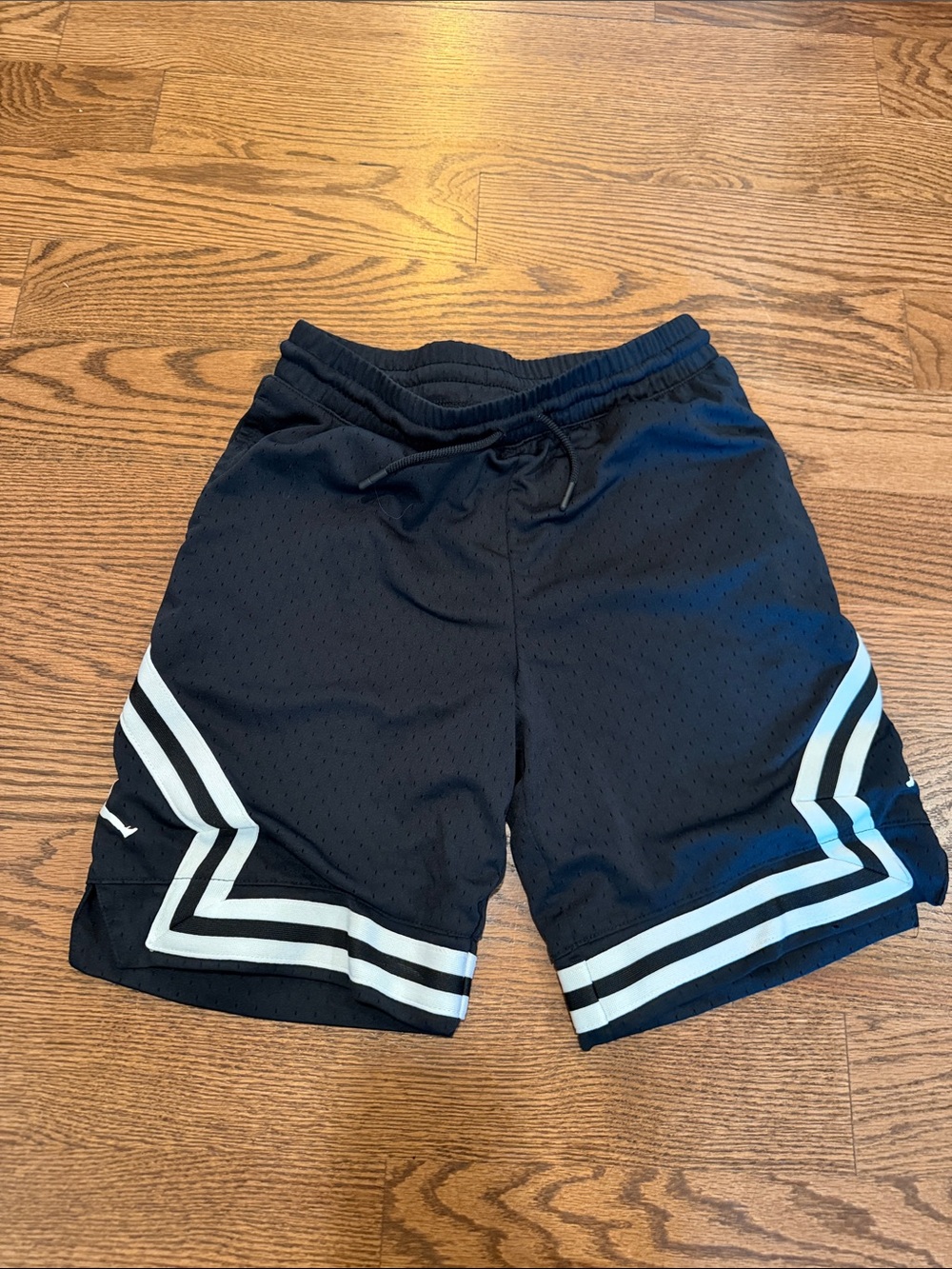 Jordan Kids' Air Diamond Shorts Black Size Large
